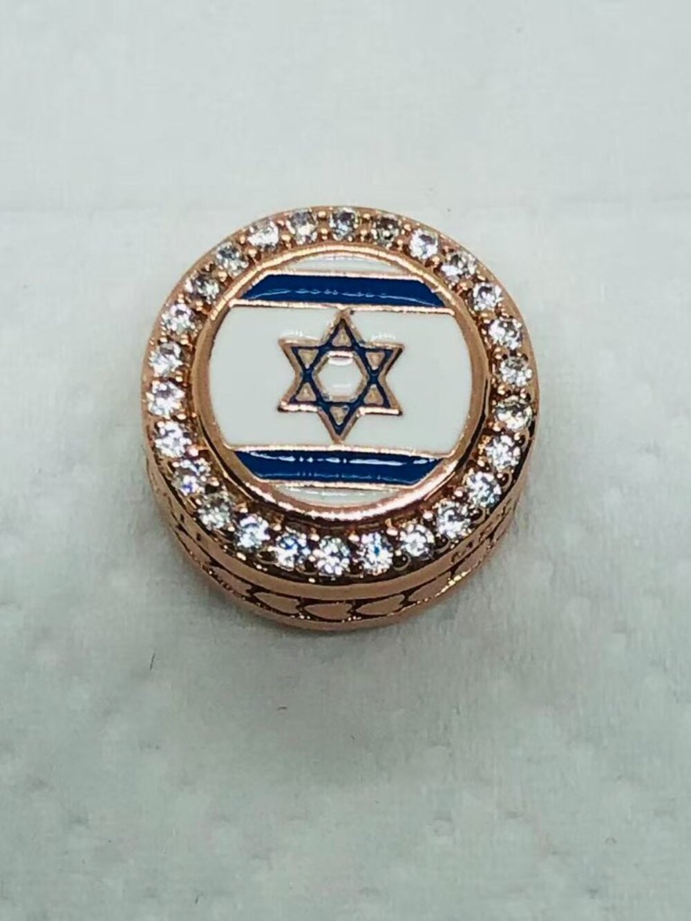✨ ✨PANDORA Country Of Israel EXCLUSIVE Flag Enamel Button CHARM
